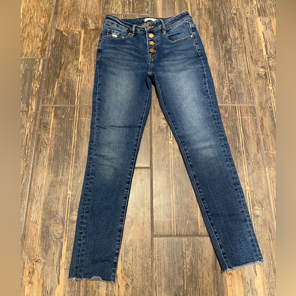 Altar'd State High Rise Dark Indigo Jeans